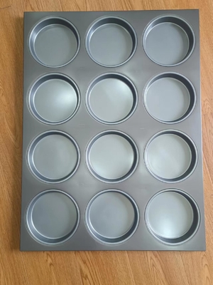 RK Bakeware China Foodservice NSF Алюминиевый жесткий анодированный противень для выпечки пиццы для промышленной пекарни
