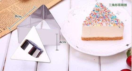 RK Формы для выпечки Китай Foodservice NSF треугольник мусс торт кольцо из нержавеющей стали кольцо формы вырезать печенье торт формы для выпечки формы
