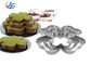 RK Bakeware China Foodservice NSF Нержавеющая сталь Four Leaf Clover Mouse Mousse Cake Rings Индивидуальный размер