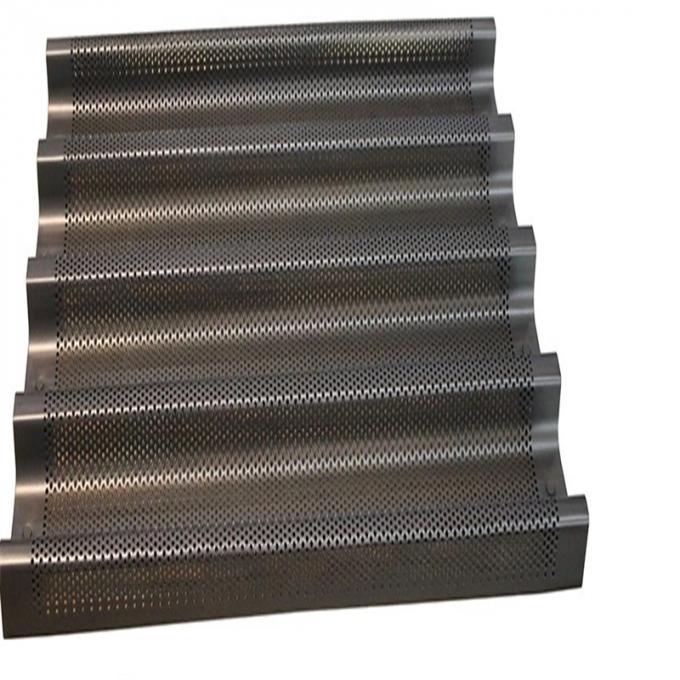 Hot Selling Perforated Aluminum Non Coating French Baguette Pan/Baguette Mold