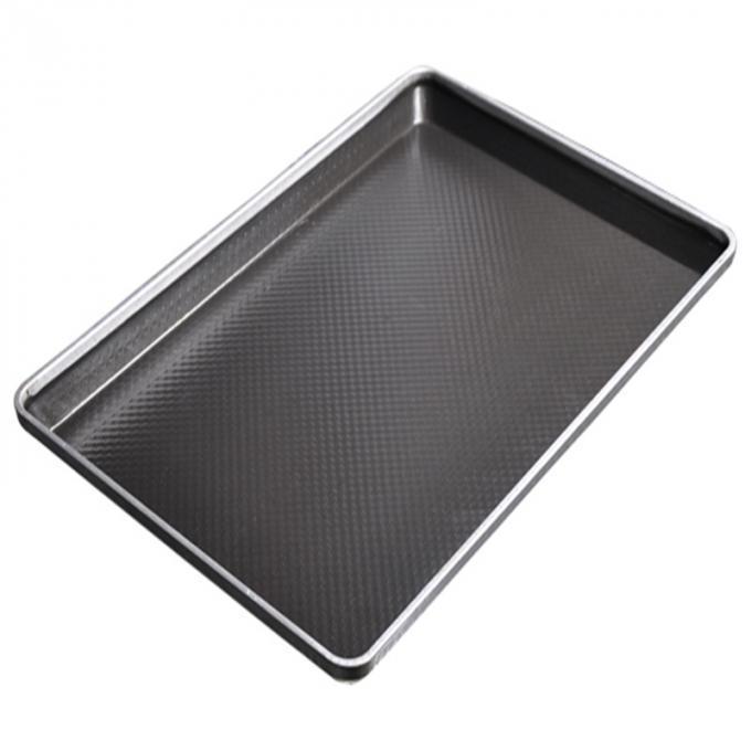 Rk Bakeware China-600X400mm 90 Degree Nonstick Commercial Cookie Pan