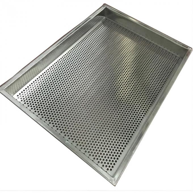 Rk Bakeware China- 4 Side Perforated 304 Stainless Steel Dry Tray
