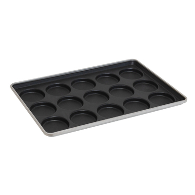 Rk Bakeware China-52345 Алюминированная сталь 4,5-дюймовый поднос для гамбургеров / верхняя сковорода для кексов
