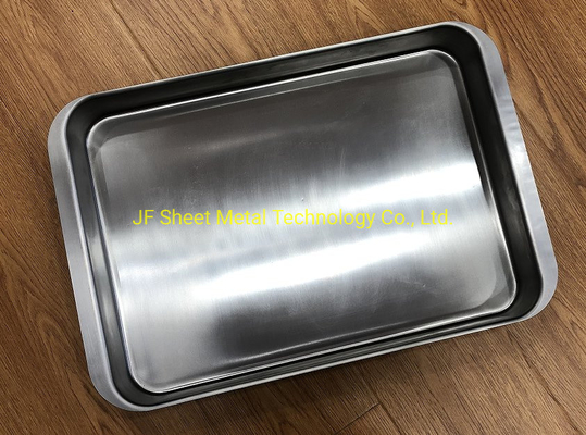 Rk Bakeware China-Deep Drawn SUS304 Поднос для еды из нержавеющей стали для хлебобулочных изделий, хлеба, торта