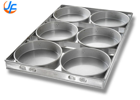 RK Bakeware China Foodservice Chicago Metallic 6 Straps Алюминиевая круглая сковорода для чизкейка с глазурью