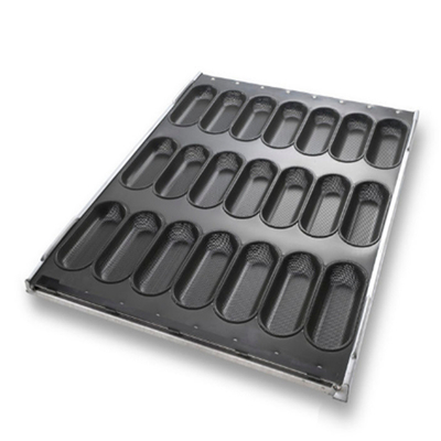 RK Bakeware China Foodservice NSF Durashield Coating 5-канальный штабелируемый лоток для багета Tablock