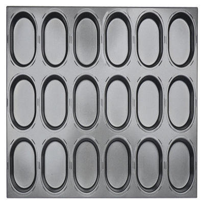 RK Bakeware China 18X26 Полноразмерный глазурованный алюминиевый противень для выпечки французского багета