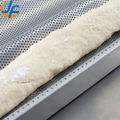 Rk Bakeware China-49053 5 Буханка с антипригарным покрытием 600 * 400 Алюминиевый лоток для багета Uni-Lock / Форма для французского хлеба
