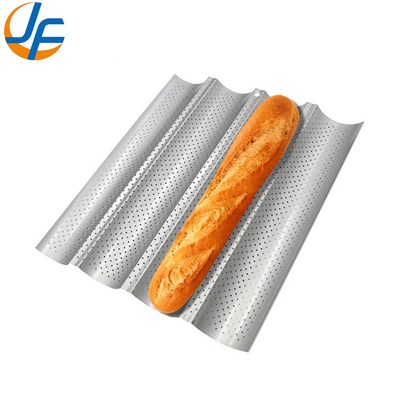 Rk Bakeware China-49053 5 Буханка с антипригарным покрытием 600 * 400 Алюминиевый лоток для багета Uni-Lock / Форма для французского хлеба