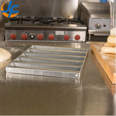 Rk Bakeware China-49053 5 Буханка с антипригарным покрытием 600 * 400 Алюминиевый лоток для багета Uni-Lock / Форма для французского хлеба