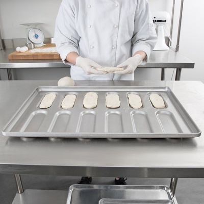 Rk Bakeware China - глазурованная 41058 алюминированная стальная сковорода для булочек с хот-догом