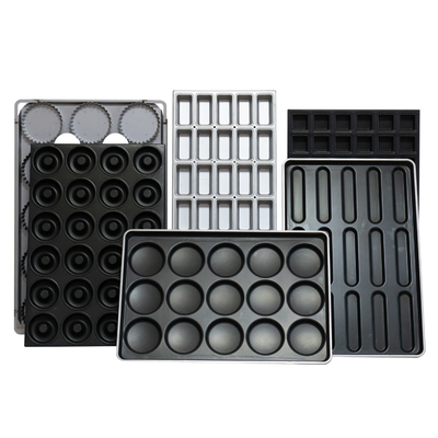 Rk Bakeware China-1200 * 800 Алюминиевый противень для выпечки багета с антипригарным покрытием для линии багета Mecatherm