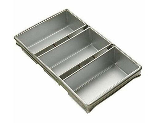 RK Bakeware China Foodservice NSF 904245 Custom Industrial Bakery 3 Strap Хлебная форма Хлебная форма