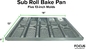 RK Bakeware China Foodservice NSF Commercial Bakeware 5 Count 3 Inch Sub Sandwich Roll Pan Противень для выпечки