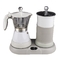 Алюминиевая электрическая кофеварка для эспрессо 3 чашки, вспениватель молока, автоматическая электрическая кастрюля Moka