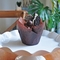 Древесина чашки тюльпана вкладыша булочки пирожного прессформы Брауна жиронепроницаемая бумажная печь