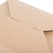 Устранимая коробка выпечки Kraft бумажная принимает вне еду еды обеда контейнера
