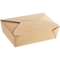 Microwavable сложенное взятие вне Cont бумаги Kraft коробки еды еды обеда