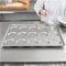RK Bakeware China 3-дюймовый глазурованный алюминиевый стальной противень для выпечки булочек для гамбургеров