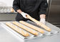RK Bakeware China Foodservice NSF 5 слот алюминиевый противень для выпечки багета глазурованная сковорода для французского хлеба