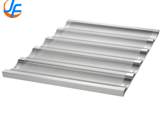 RK Bakeware China Foodservice NSF Australia Maccies 5 Flutes Алюминиевый багет с антипригарным покрытием Противень для выпечки