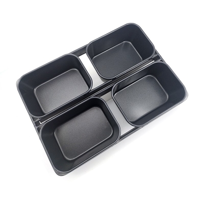 RK Bakeware China Foodservice NSF 600g Antistick 4 Straps Farm House White Sandwich Bread Tin