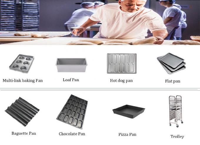 RK Bakeware China Foodservice NSF 49015 Glaze Алюминиевый вспомогательный сэндвич-ролл Противень для выпечки 8