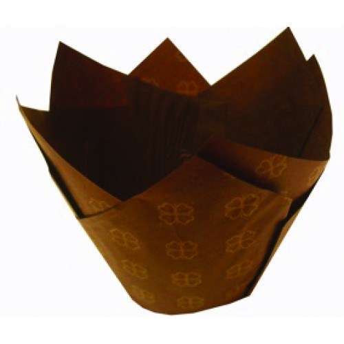 Rk Bakeware China Tulip Baking Cup Paper Muffin Liner Paper Muffin Wrap Paper Brown Parchment