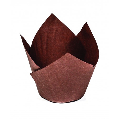 Rk Bakeware China Tulip Baking Cup Paper Muffin Liner Paper Muffin Wrap Paper Brown Parchment