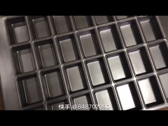 RK BAKEWARE 45727 Aluminized Steel Mini-Loaf Specialty Pan 28 Compartment Glazed